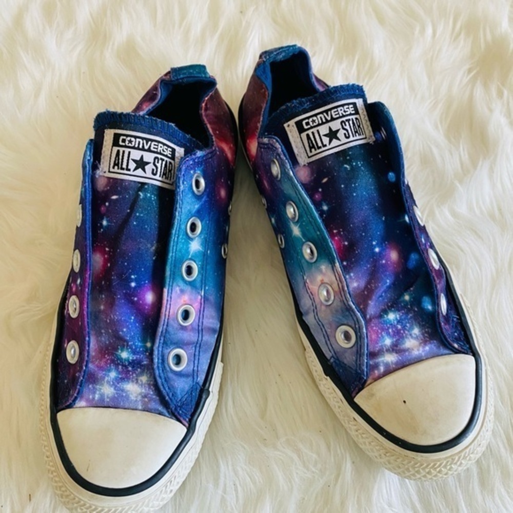 Converse purple galaxy low tops, Sz. 6